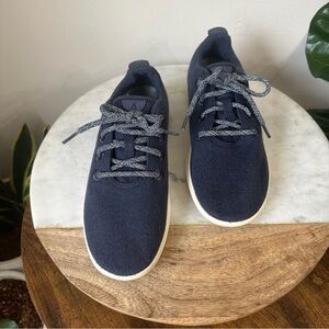 ALLBIRDS Wool Tree Runners Sneakers Lace
Up shoes navy blue Men’s 8